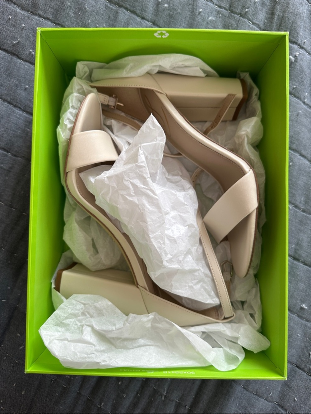 Sam Edelman Yaro ivory leather 8 1/2 heels